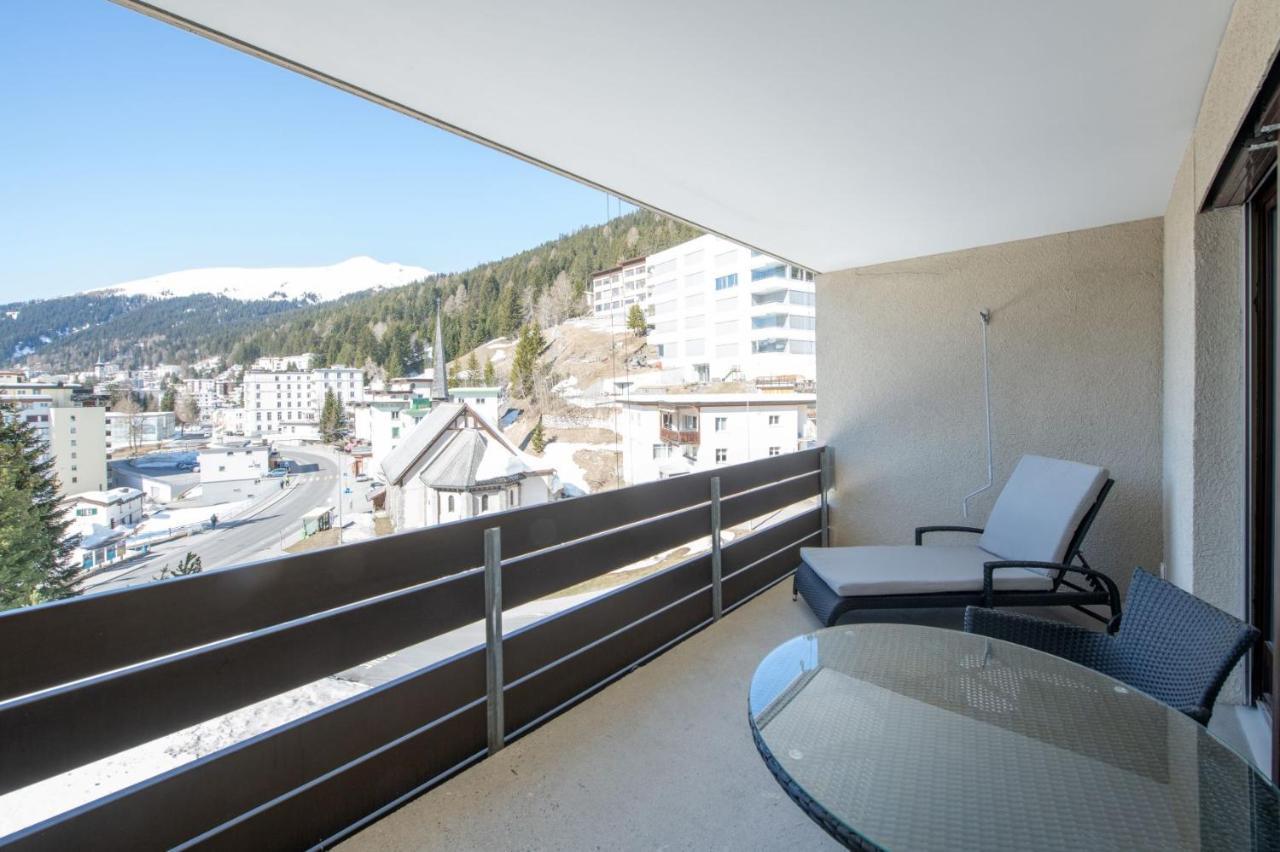 Ferienwohnungen, Carlton Am Park, Davos Platz Zewnętrze zdjęcie